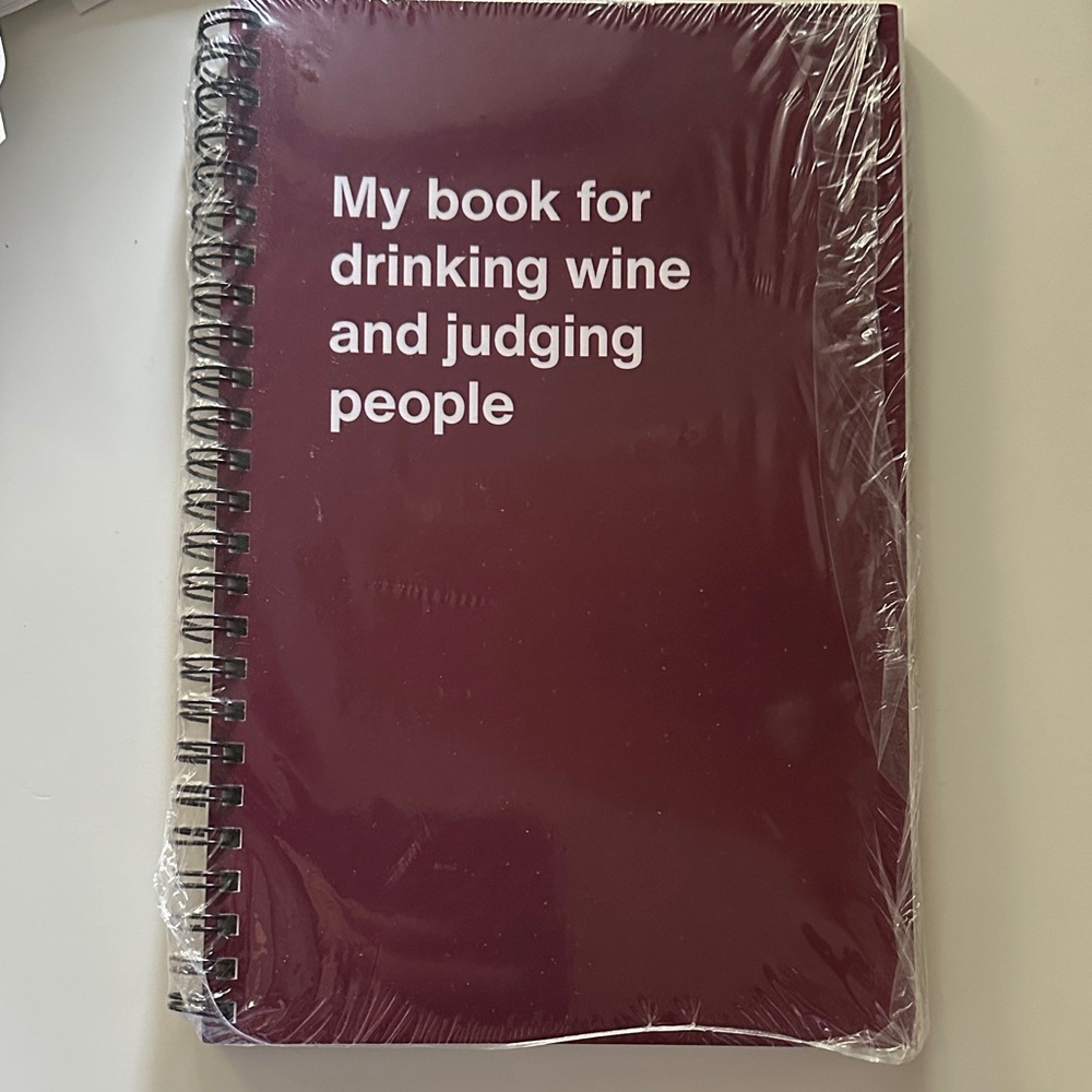 Wine Red Spiral Notebook